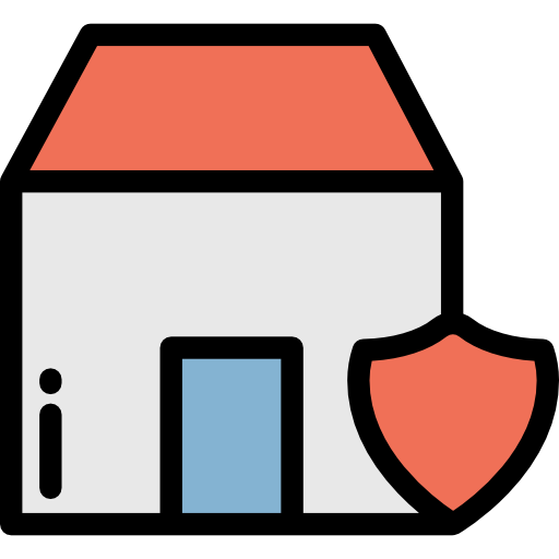 house computer icons building privacy auction