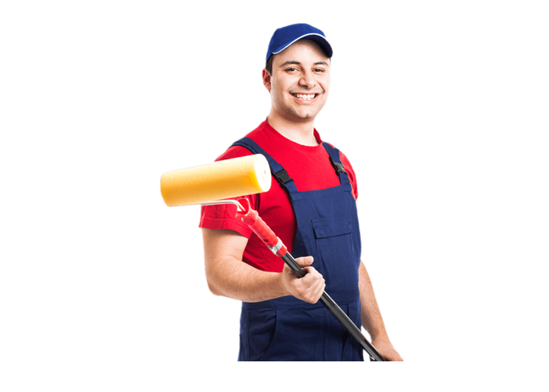 house painter and decorator painting building paint 20c