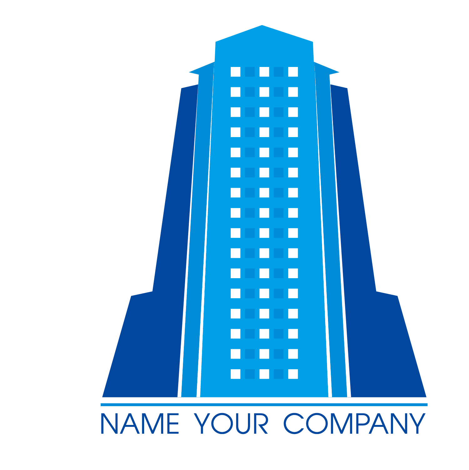 logo building business high rise building