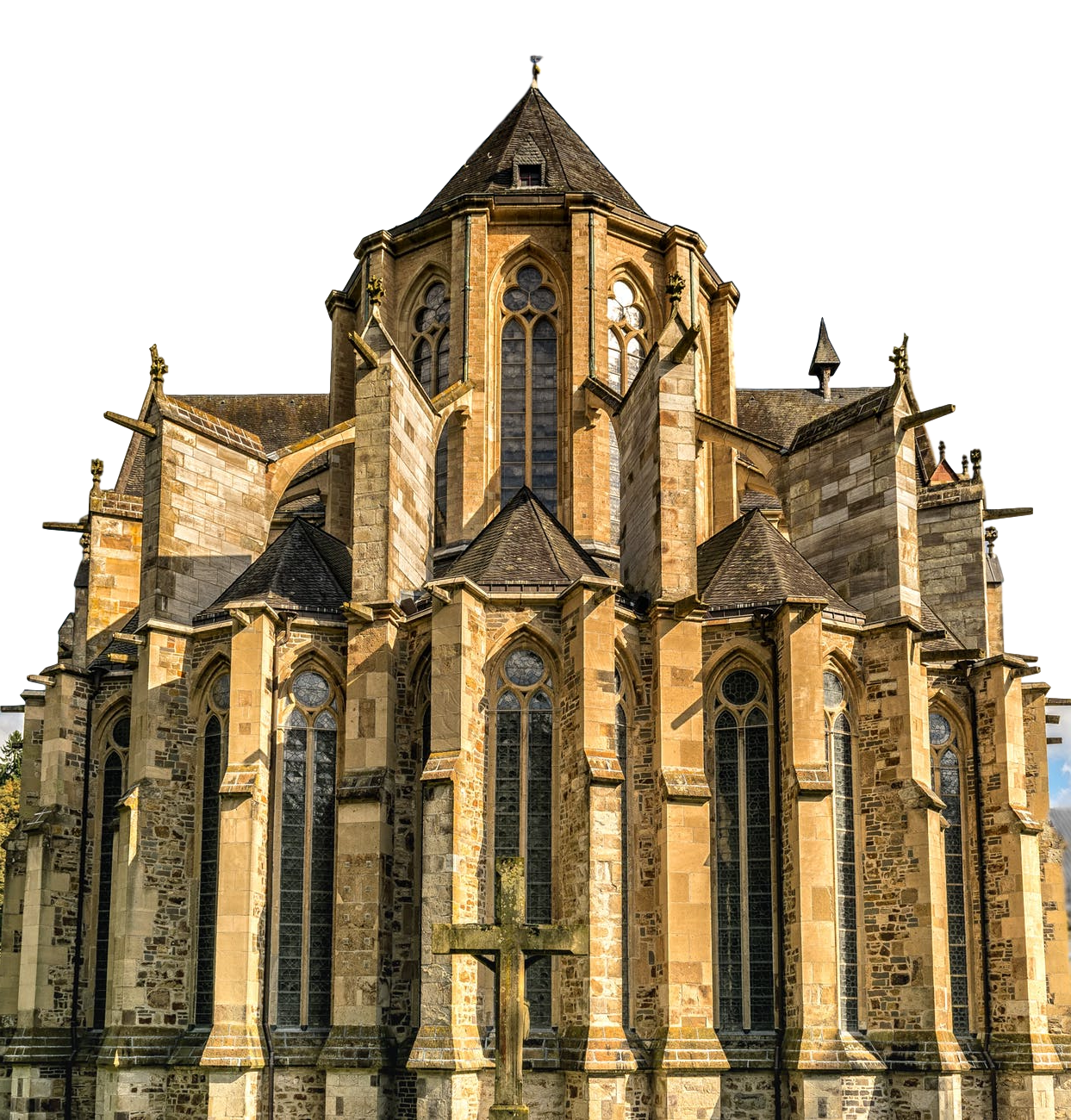 Medieval architecture classical architecture landmark architecture building Place Of Worship Gothic Architecture Holy Places Parish Facade transparent background PNG free download