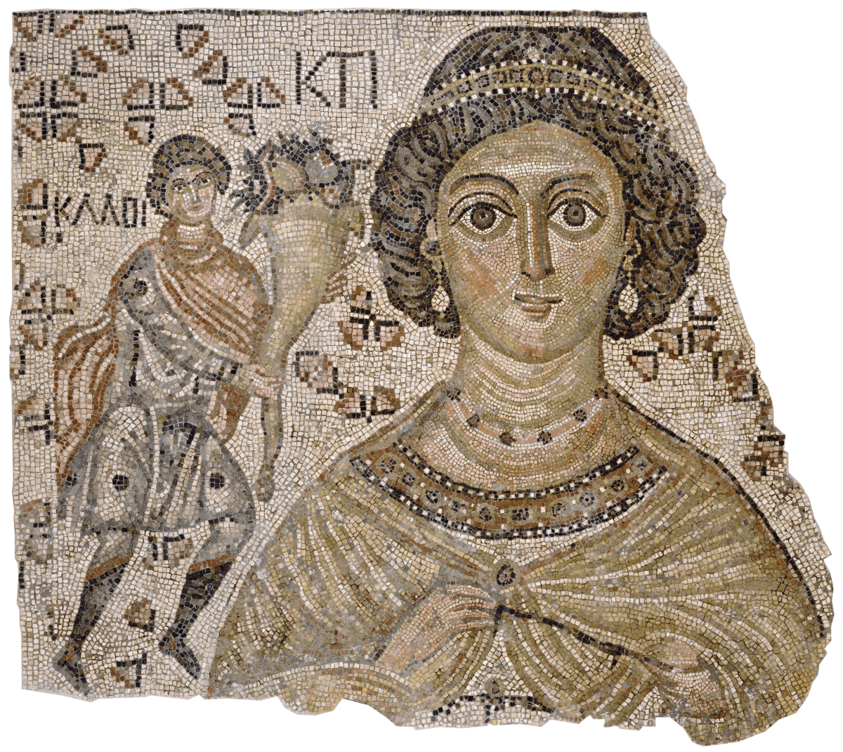 metropolitan museum of art justinian i byzantine empire mosaic ktisis building
