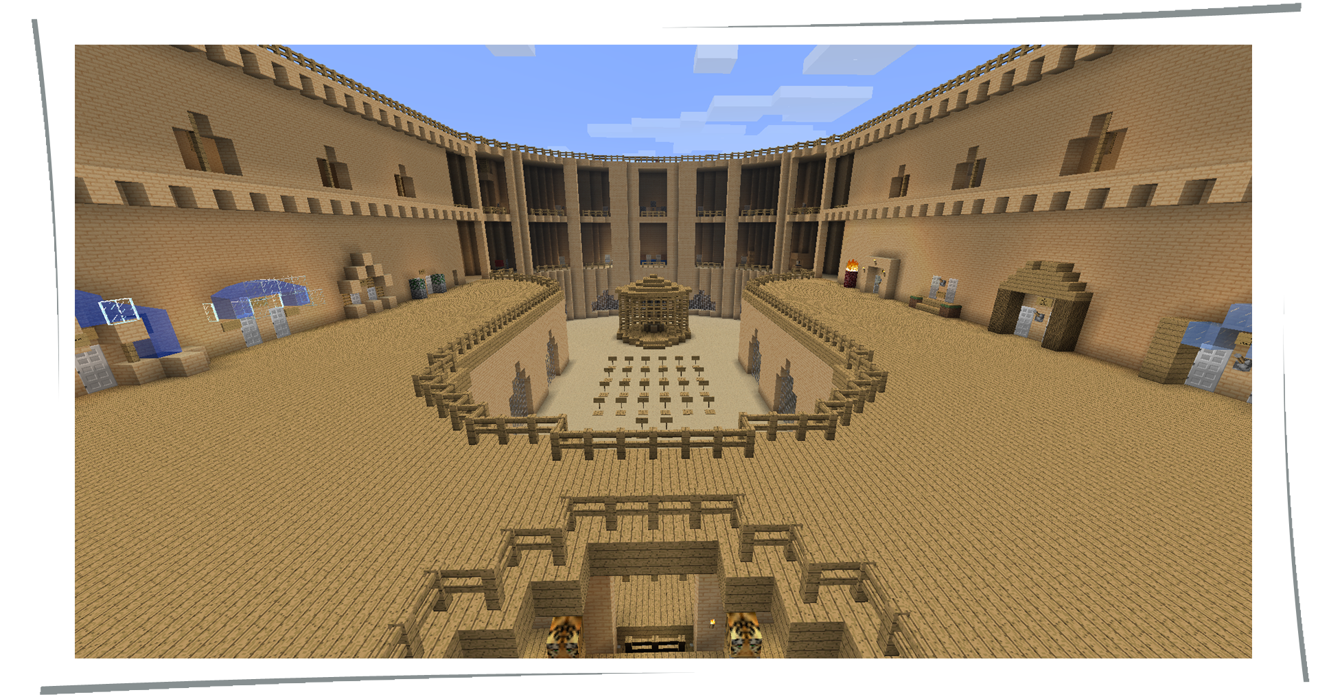 minecraft fort boyard building minecart france 2 minecraft