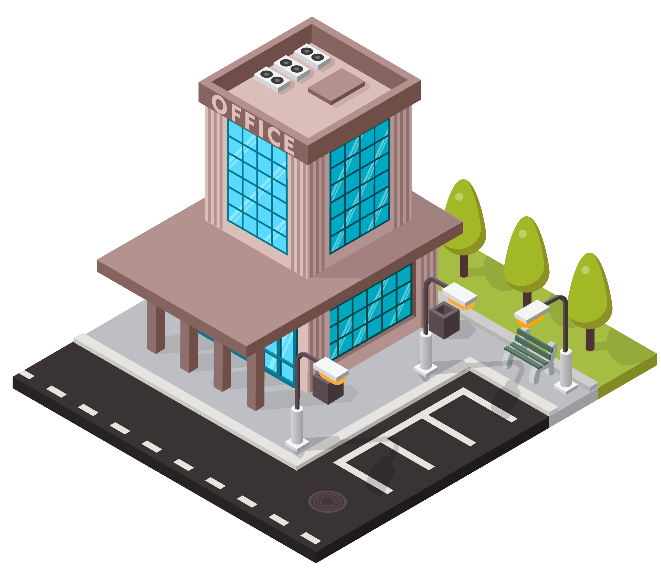 Real Estate Building Isometric Projection Fotolia 3D Computer Graphics Architecture Property House transparent background PNG free download