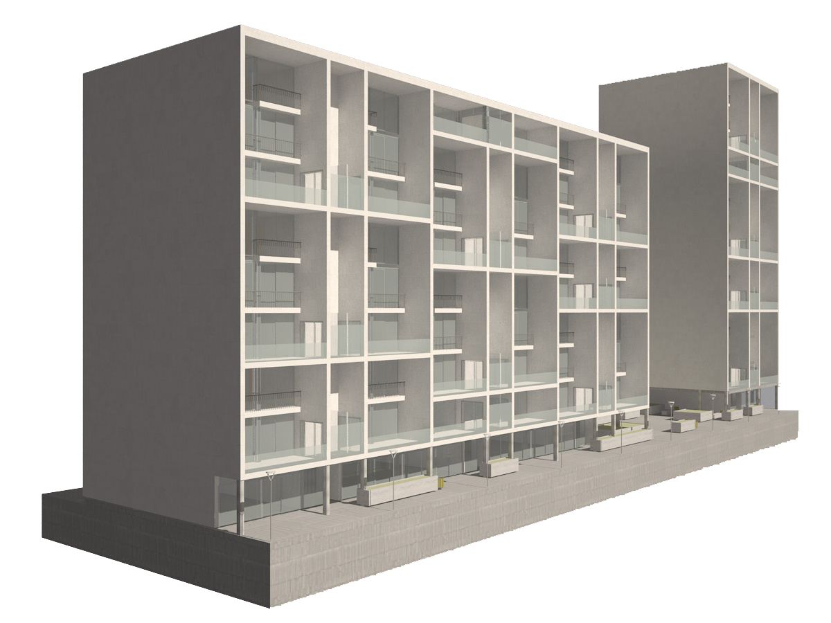 residential building gandia duplex floor plan building