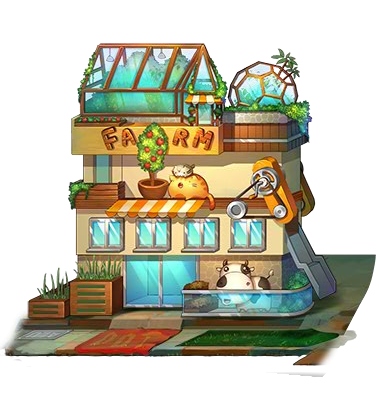 S multicolored Farm building illustration transparent background PNG free download