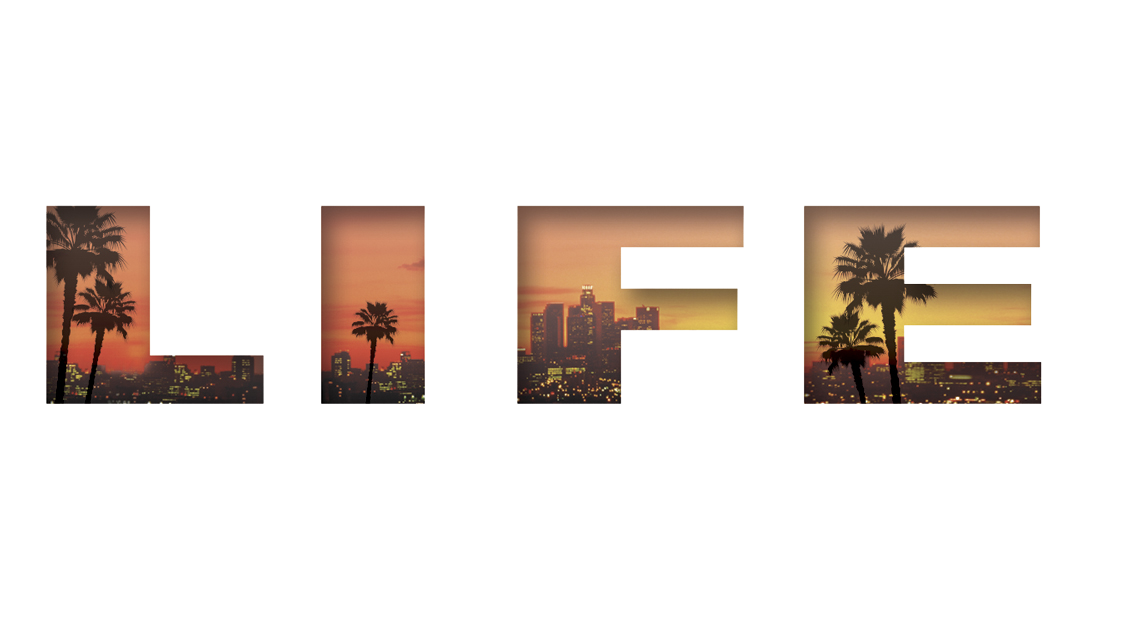 Trees and buildings life text transparent background PNG free download