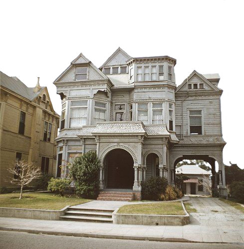 Victorian Building s white concrete house transparent background PNG free download