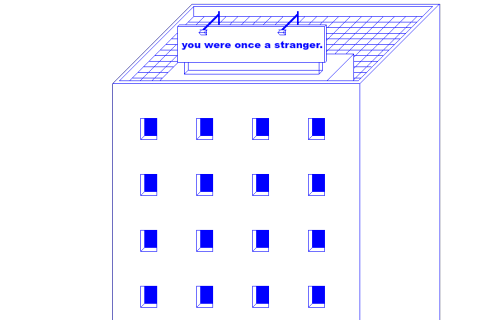 Watchers white and blue building illustration transparent background PNG free download