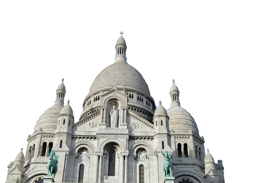 white concrete dome building transparent background PNG free download
