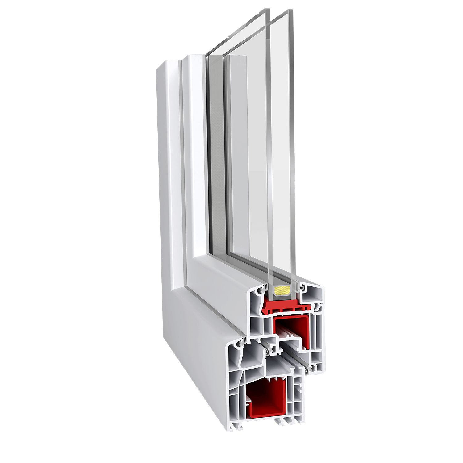 window aluplast thermal insulation building plastic window