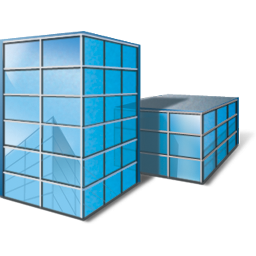Windows Live For XP blue buildings transparent background PNG free download