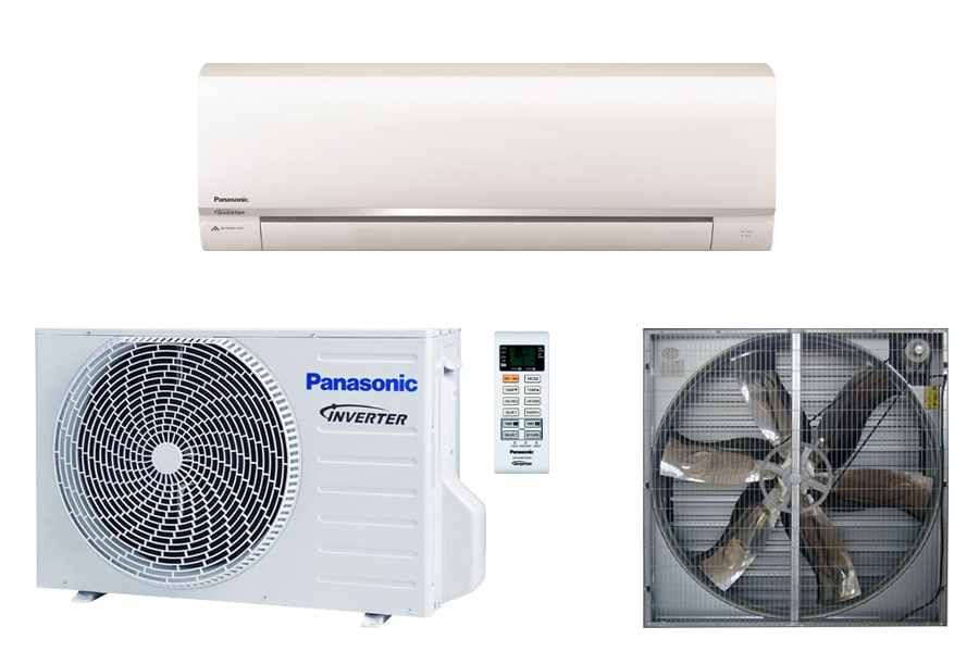 air conditioning building ventilation heat pump fan building