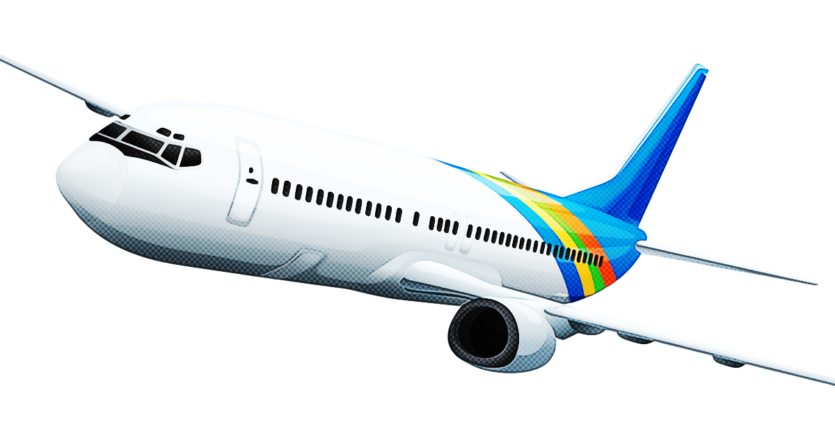 Airline air travel aviation airliner airplane Narrowbody Aircraft Vehicle Aerospace Engineering Flight transparent bac