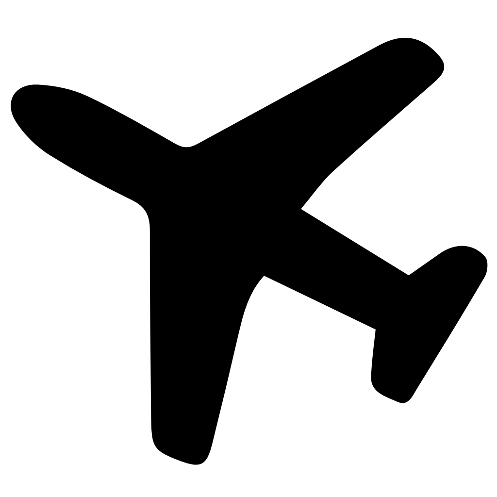 airplane computer icons traveling