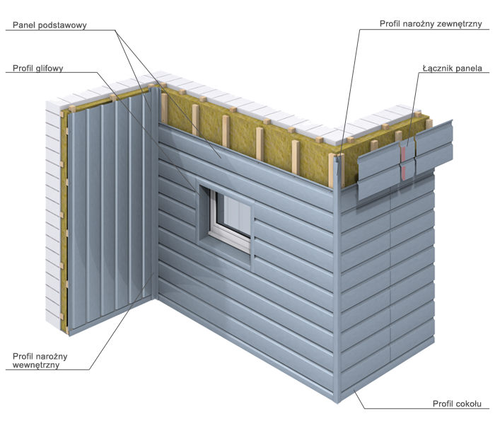 altxaera facade zinc building materials gutters profiled panels