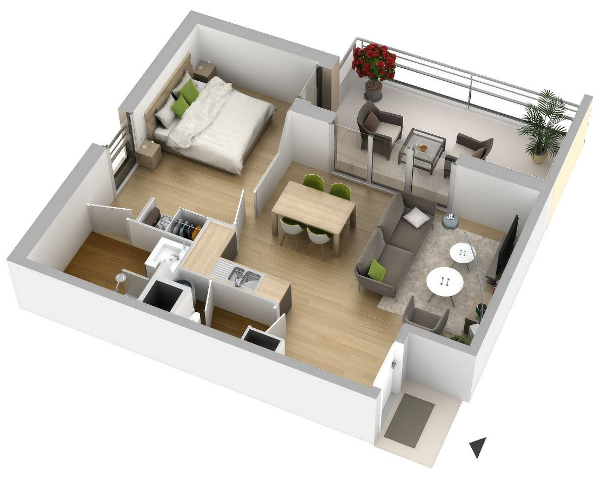 apartment building real estate terrace sea apartment