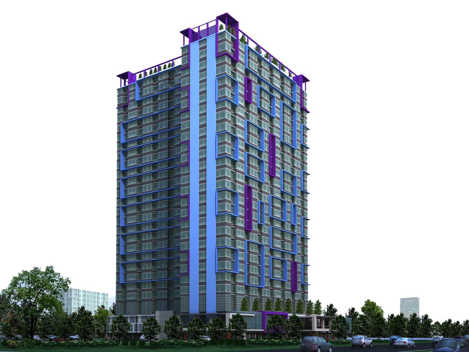 apartment grand dhika building condominium eastern green of lrt city gentala apartment