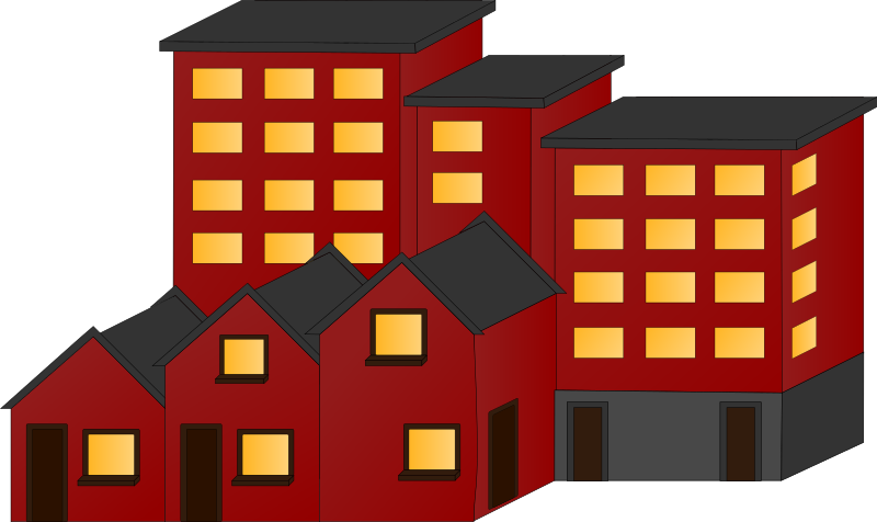 apartment house building building apartment