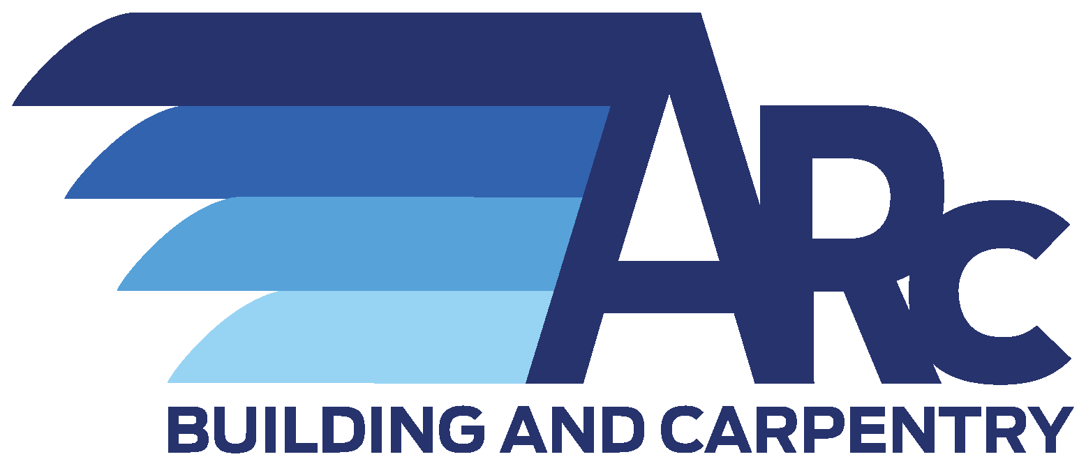 arc building and carpentry logo arc de triomphe southport building