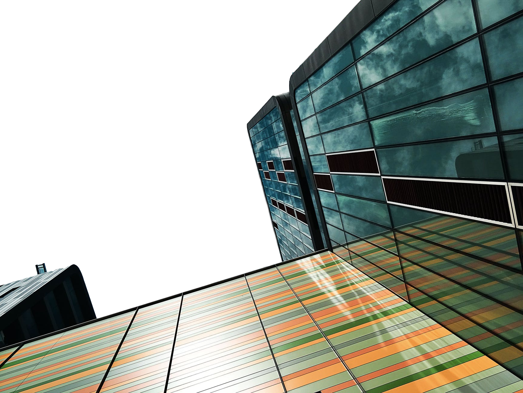 Architecture commercial building facade building real estate Glass Line Daylighting Corporate Headquarters transparent bac