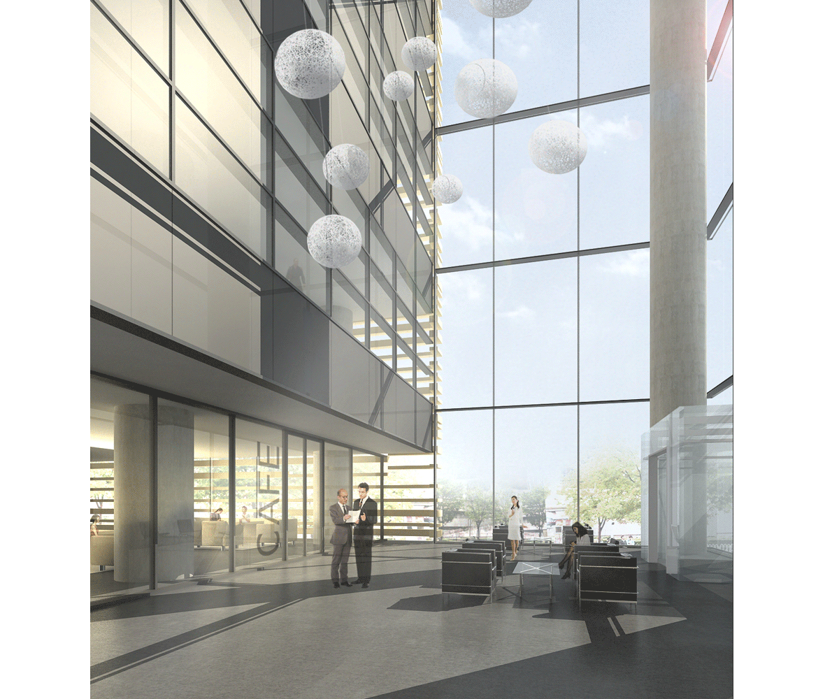 architecture condominium property daylighting facade building