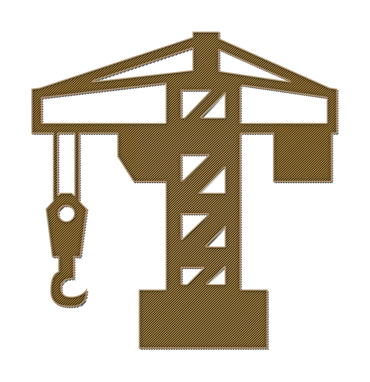 Architecture crane tool icon Building trade icon Crane icon Transport Icon Civil Engineering Construction Logo transparent bac