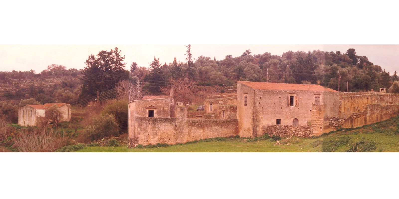 arkadi monastery history village building olive the traditional mill