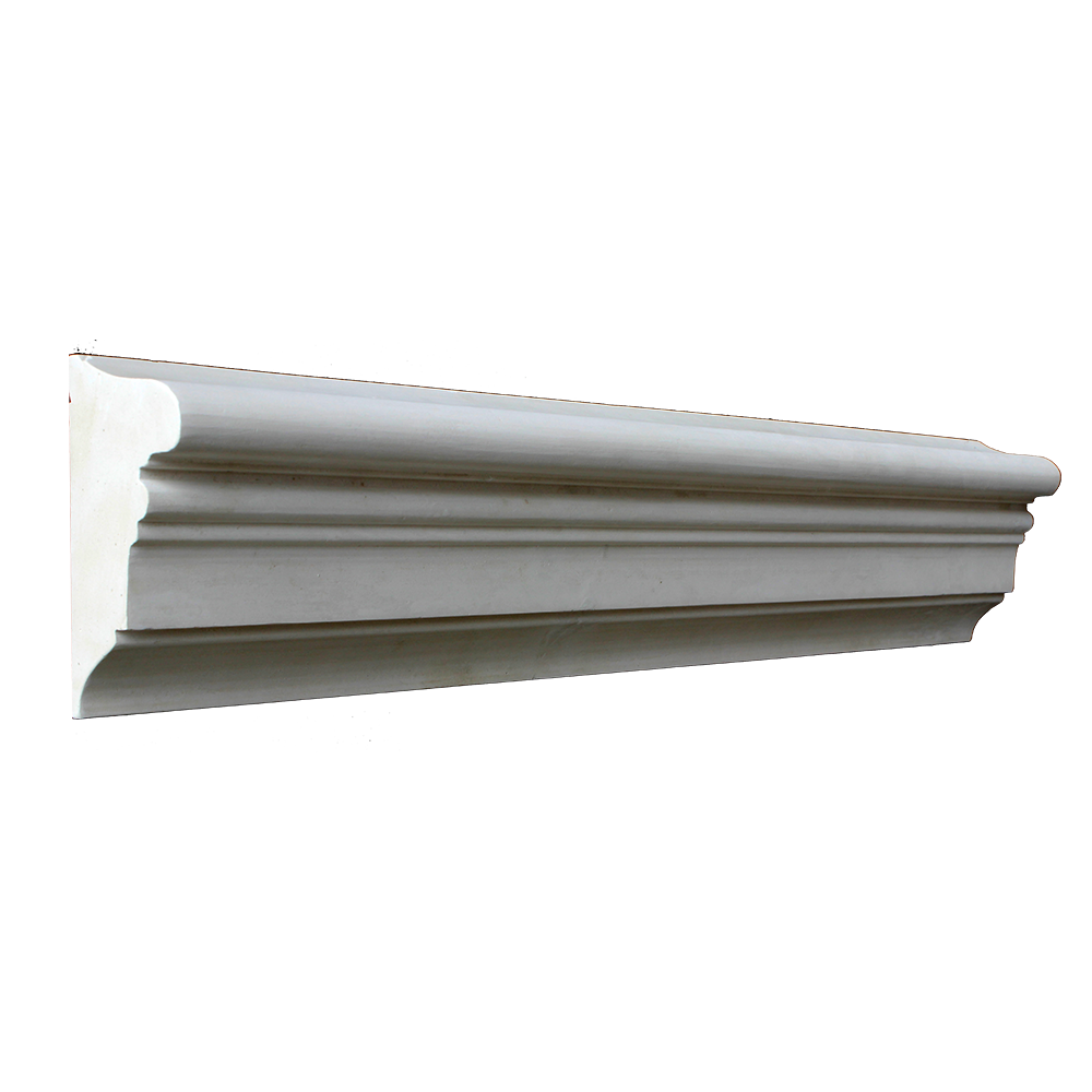 Off-White Stepped Crown Molding Trim