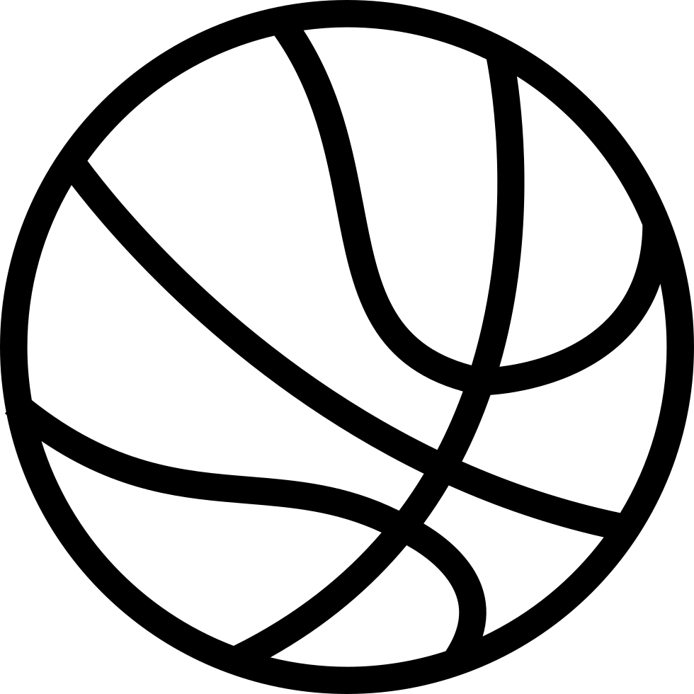 Basketball Outline Of Basketball Backboard Sports Ball Game Traveling Basketball Court Slam Dunk transparent bac