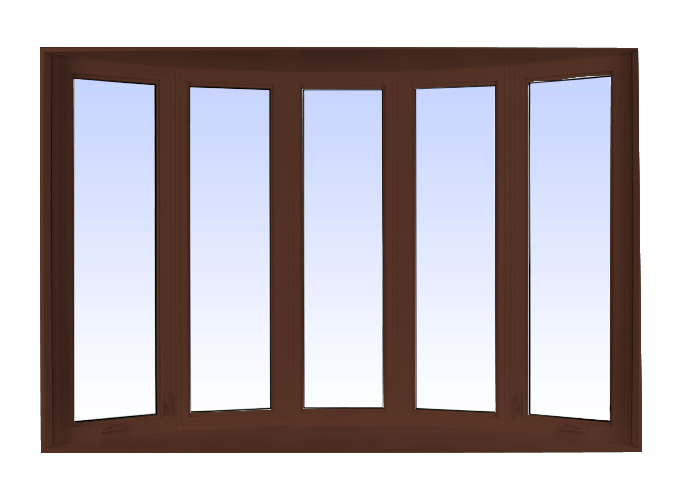 bay window bow window building wall window