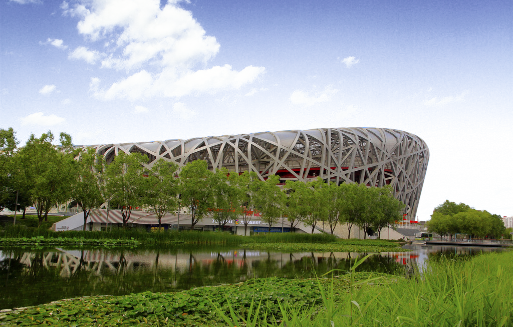 beijing national stadium architecture building bird s nest