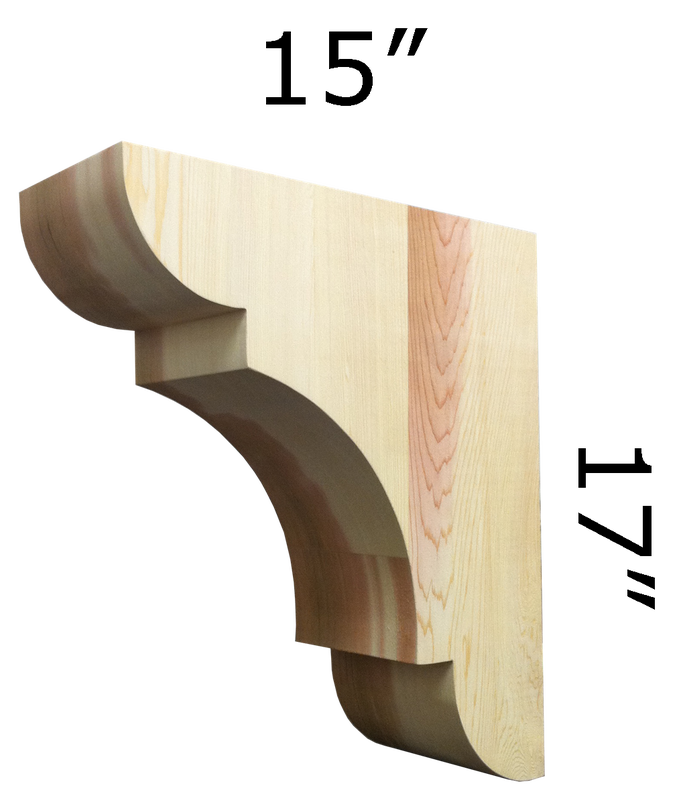 bracket porch corbel deck lumber building