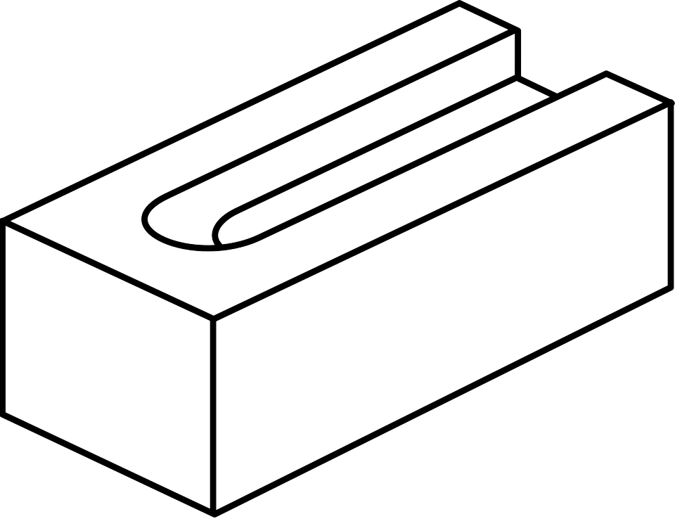 brick masonry building black white concrete brick