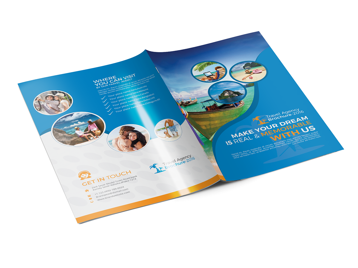 brochure travel agent tourism travel