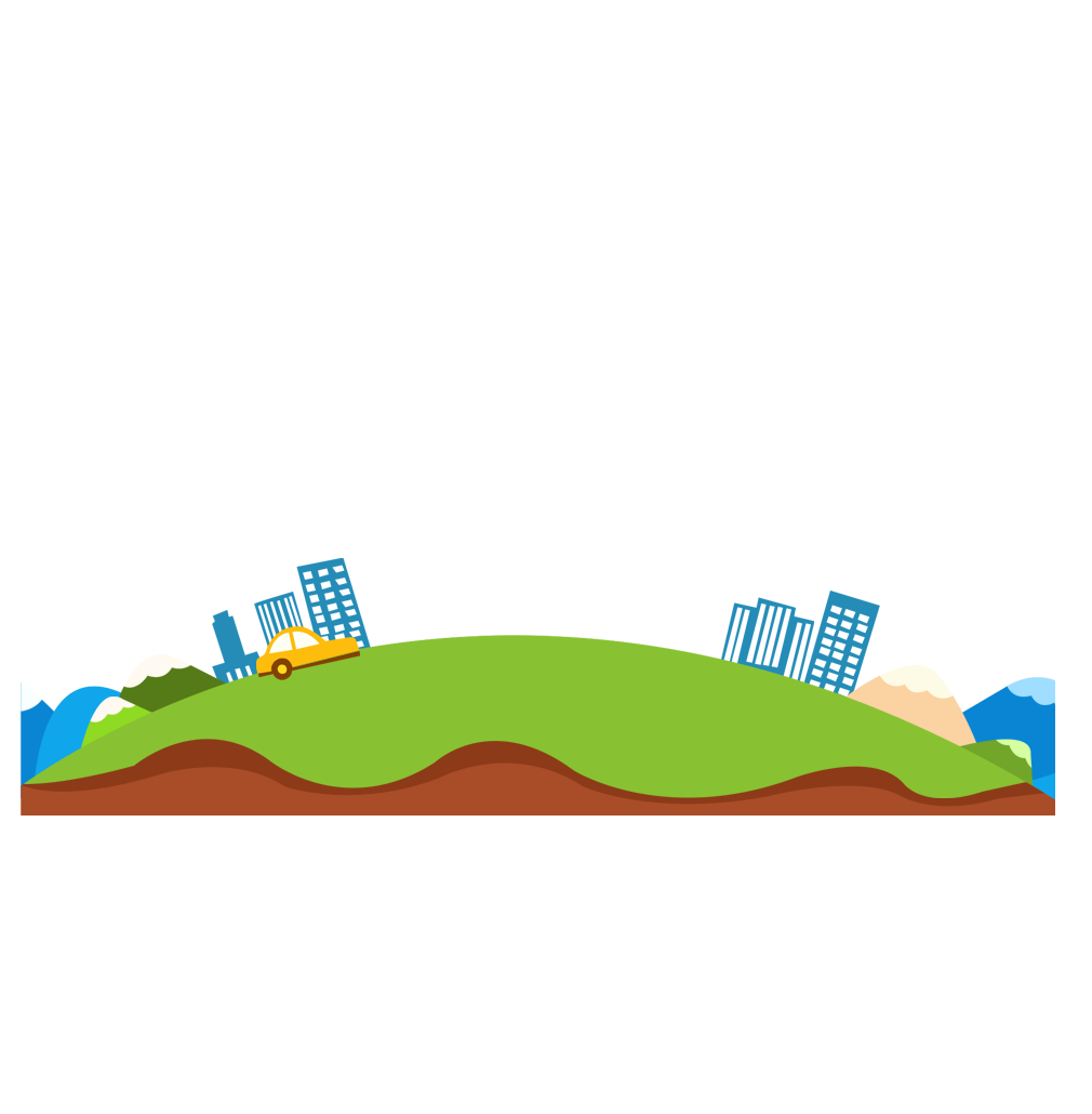 building cartoon animation green earth our home