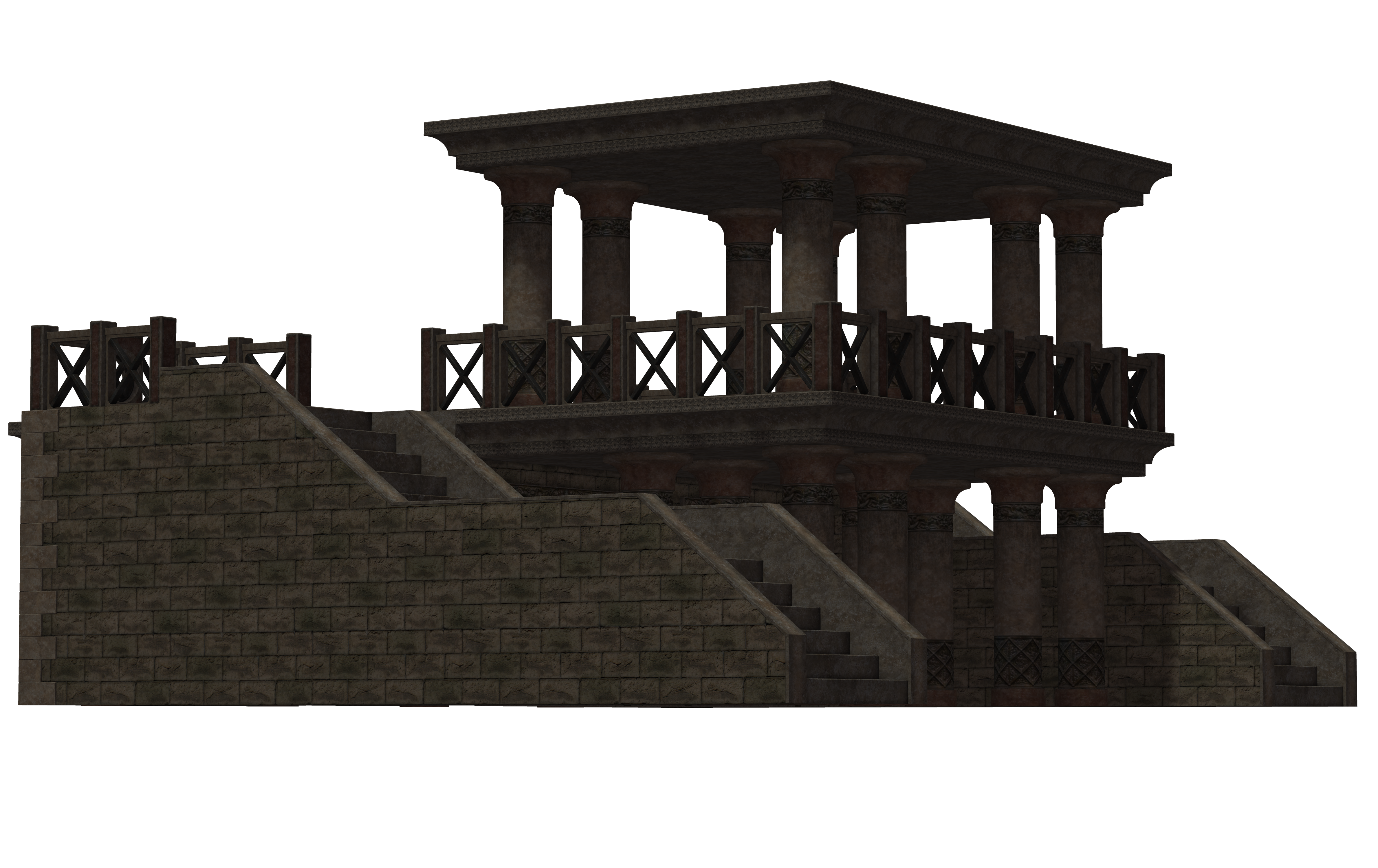 Building Dragon Port brown building illustration transparent bac