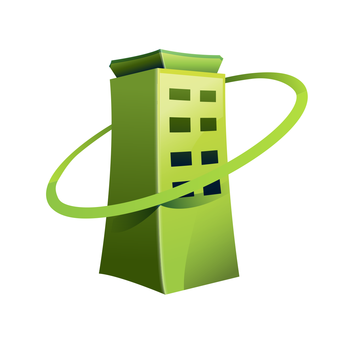 building drawing architecture cartoon green building