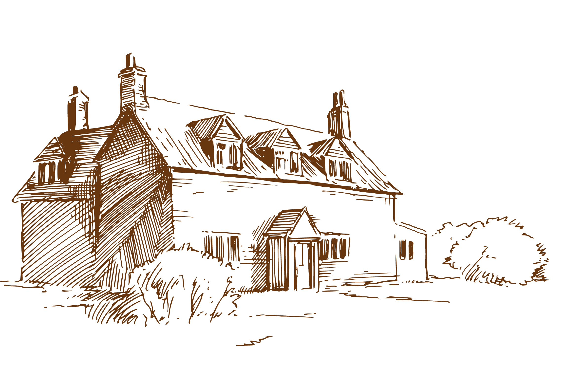Building Drawing Cowboy Home Black And White House Hut Shed transparent bac