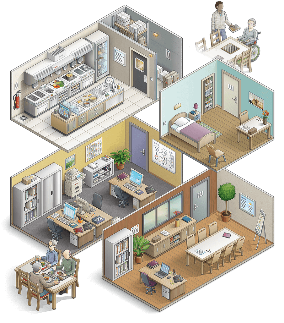 Building Floor plan Isometric projection Illustration Isometry building transparent bac
