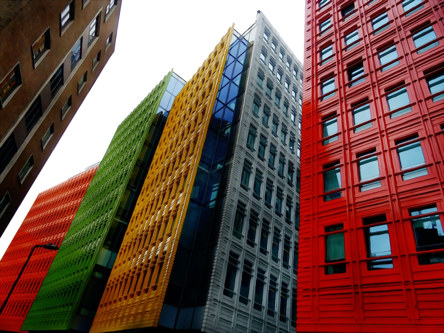 Building metropolitan area architecture property commercial building Watercolor Paint Wet Ink Tower Block Condominium Landmark Human Settlement transparent bac