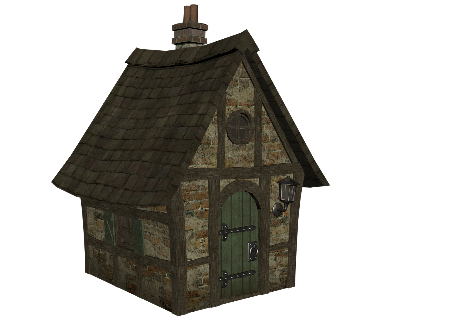 Building Middle Ages Medieval Architecture House Manor House Facade Roof Lighting transparent bac
