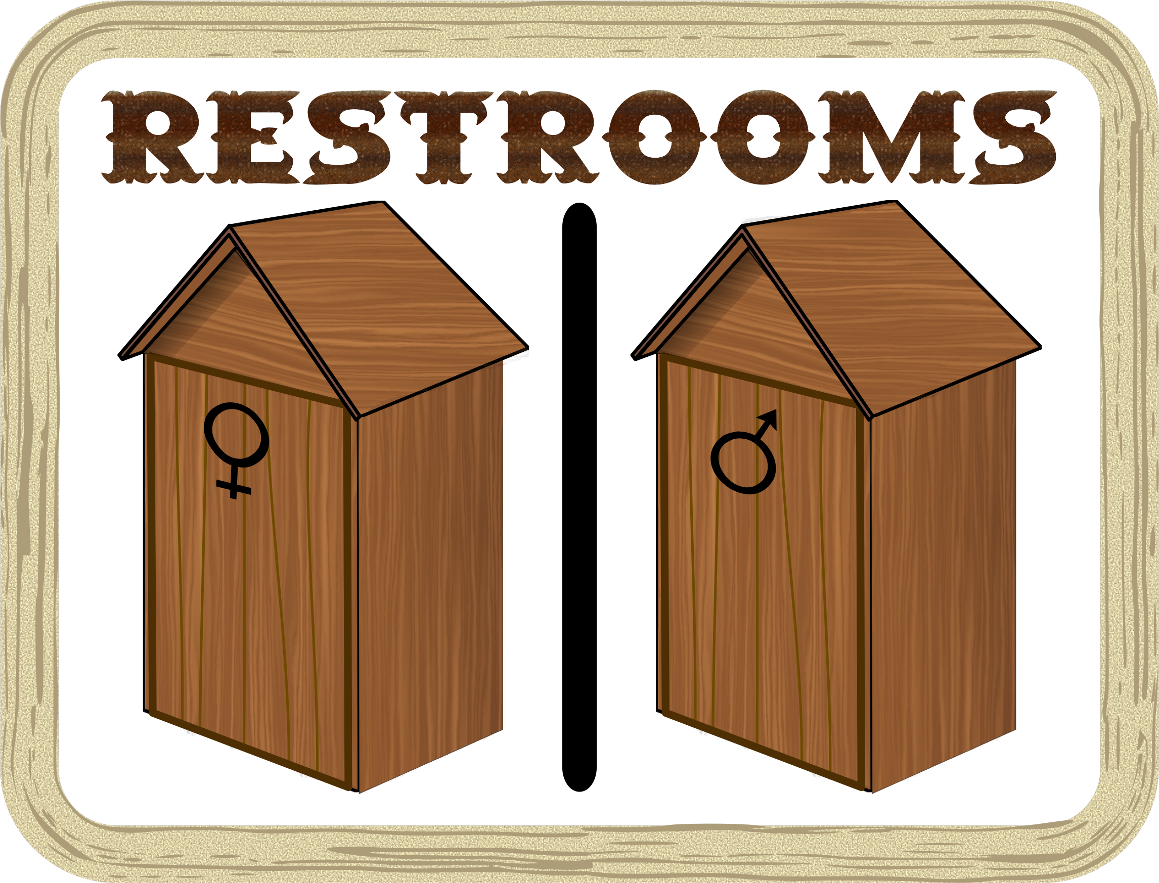 Building Public Toilet Bathroom Outhouse Cartoon Birdhouse Shed Wood transparent bac