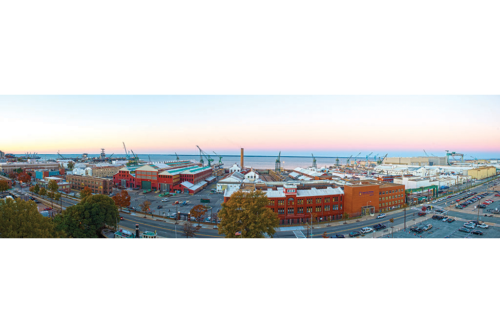 building real estate land lot shipyard newport news building