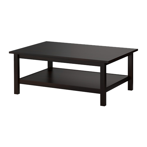 Black Coffee Table With Shelf
