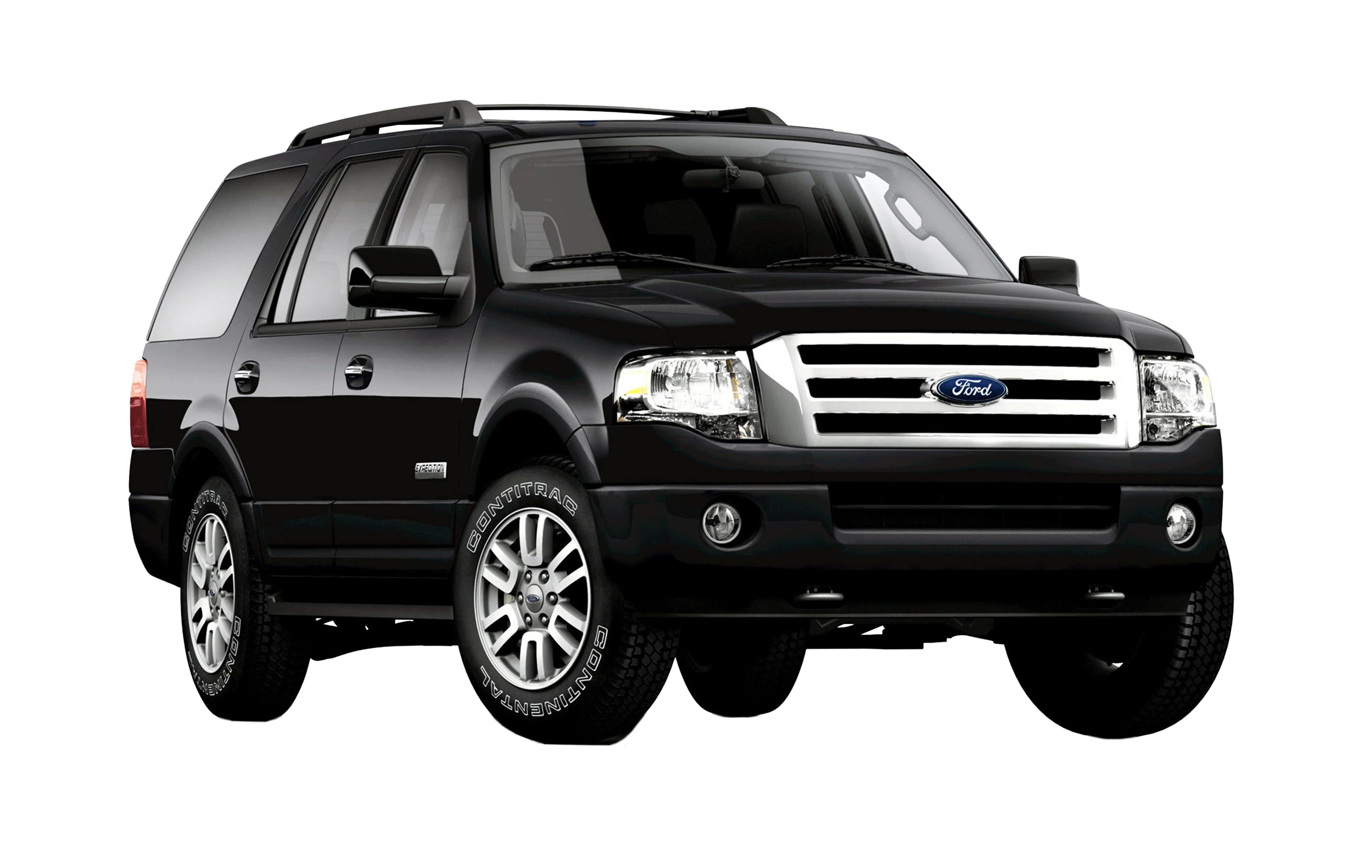 Black SUV Front View