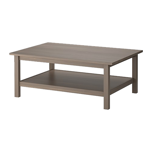 Brown Coffee Table With Shelf
