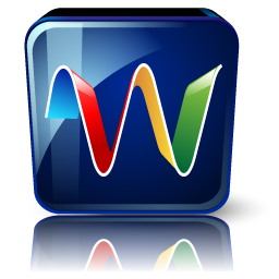 Colorful W Social Icon