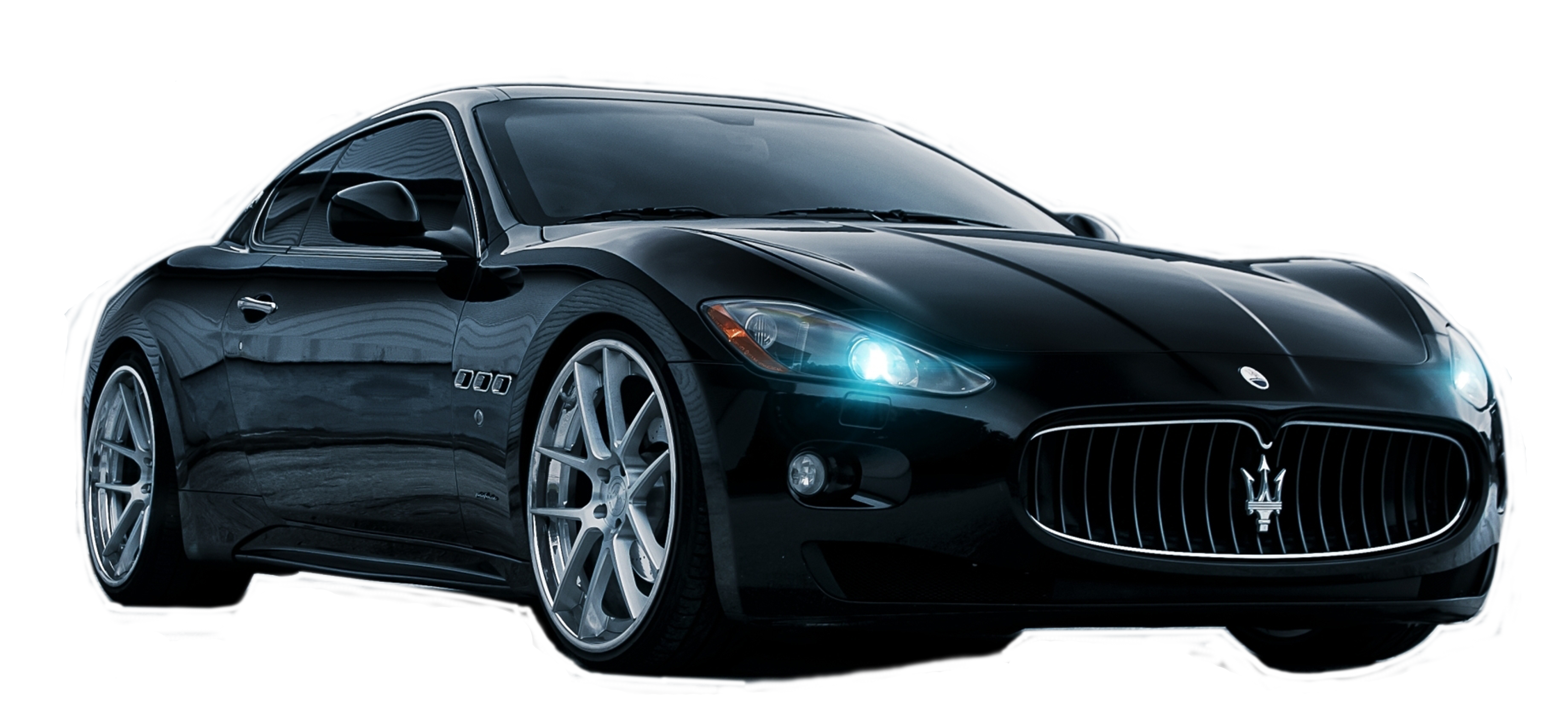 Dark Blue Luxury Coupe