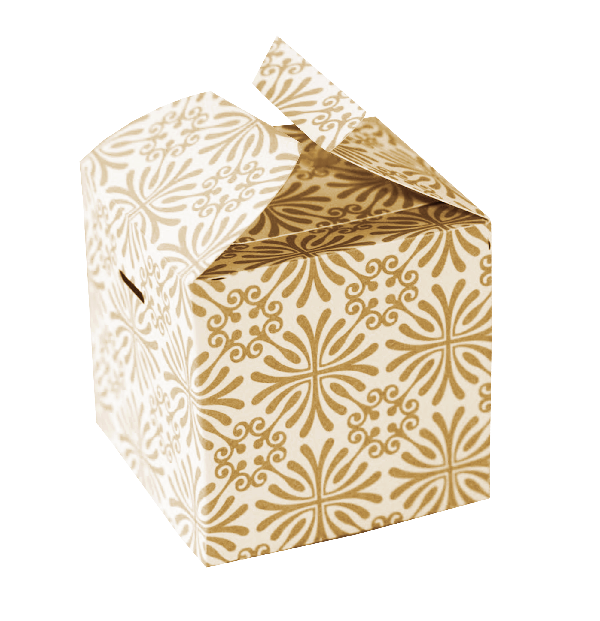 Gold Patterned Gift Box