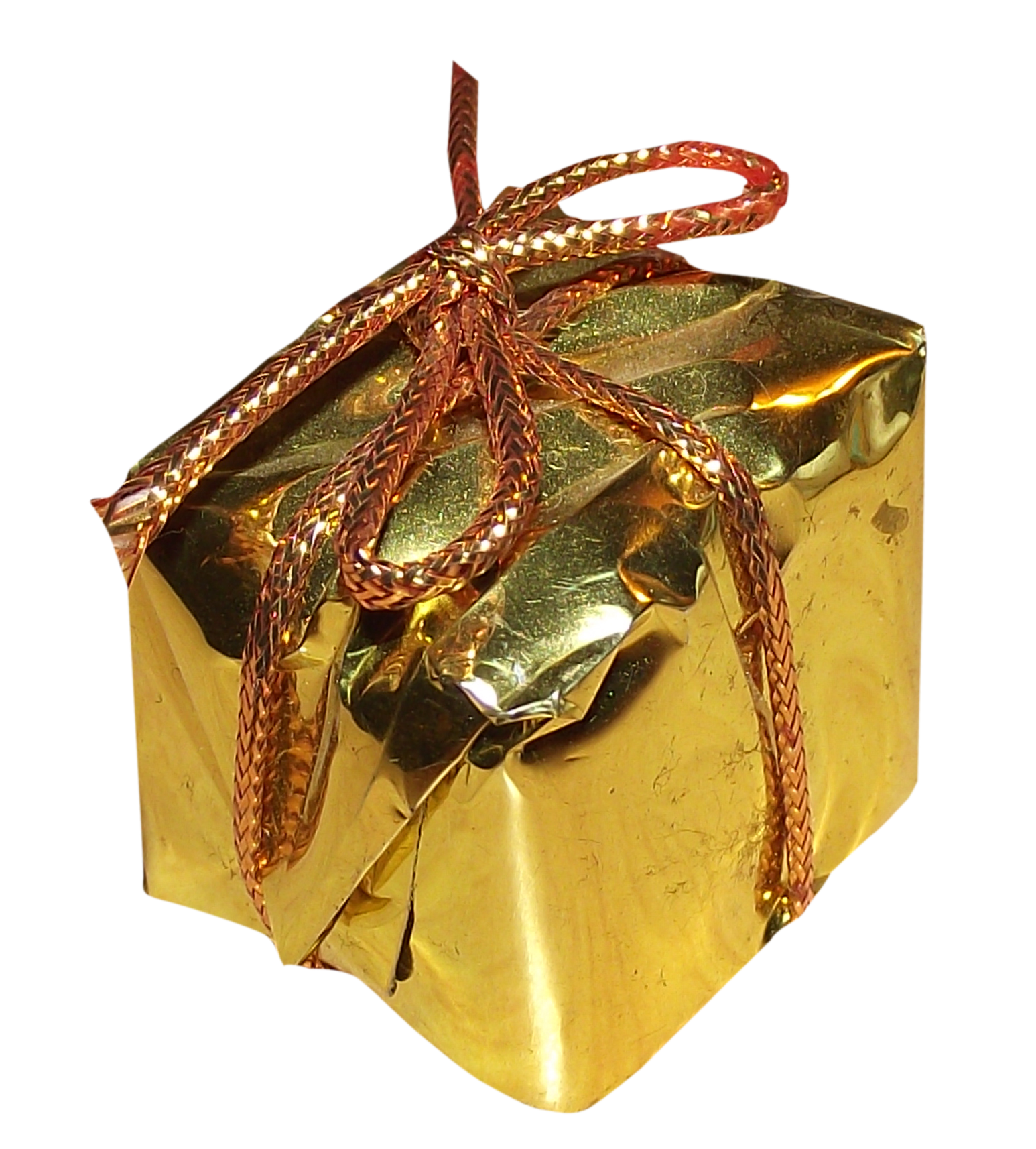 Gold Wrapped Gift Box